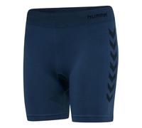 hummel Women's First Seamless Training Short Tights Dark Denim