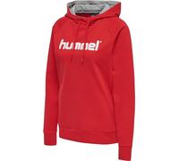 hummel Women's GO Cotton Logo Hoodie True Red