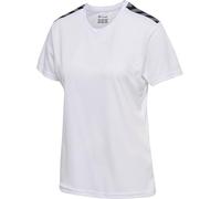 hummel Women's Hmlauthentic Pl Jersey S/S Woman Shirt, White, S EU