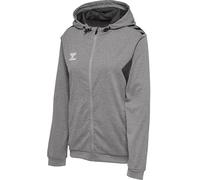 hummel Women's Hmlauthentic Pl Zip Hoodie Woman Sweatshirt Grey Melange