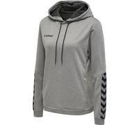hummel Women's Hmlauthentic Poly Hoodie Woman Hoodie, womens, Hoodie, 204932-2006-M, grey melange, M