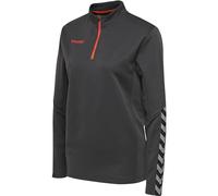 hummel Hmlauthentic Women's Half Zip Sweatshirt Gray