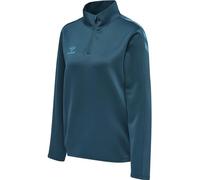 hummel Women's Hmlcore Xk Half Zip Sweat Woman Sweatshirt Blue Coral