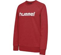 hummel Women's Hmlgo Cotton Logo Sweatshirt Woman Sweat Jacket True Red