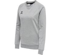 hummel Women's Hmlmove Grid Cot. Sweatshirt Woman Sweatshirt Grey Melange