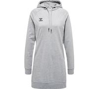 hummel Women's Hmlmove Grid Cotton Dress Sweatshirt, Grey Melange, M EU