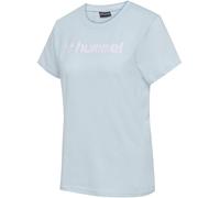 hummel Women's Hmlmover Cotton T-Shirt S/S Woman T-Shirt (Pack of 1) Blue