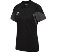 Hummel Travel Short Sleeve Polo Black L Woman