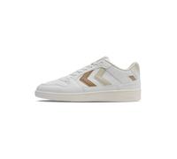 hummel Women's St. Power Play WMNS Lzd Trainers, Bright White Bone White, 5 UK
