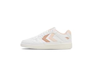 hummel Women's ST. Power Play WMNS Trainers, White/Soft Pink/Mahogany Rose, 37 EU, White Soft Pink Mahogany Rose, 5 UK