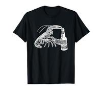 Hummer Beer Drinking Funny Spirit Animal Lobster Gift T-Shirt