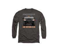 Hummer Like Nothing Else Long Sleeve T-Shirt, Charcoal | Size: Medium Hummer Charcoal M