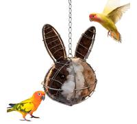 Humming Bird House Materials,Weatherproof Refillable | Refillable Outdoor Bird Nesting Station,for Sparrows Robins Warblers Outdoor Backyard Patio Tree Garden Yard Pathway Spring Winter Breeding Seaso