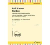 Humming Birds op. 210 Flute and Piano (very easy) Kronke Shortest Easy Pieces Sc