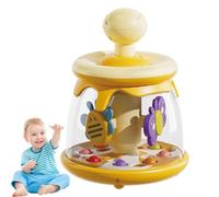 Humming Top - Peaceful Development, Spinnings Poppings Pals Toy, SpinningTop Happy Friends Press Spinner | Dome Tumble, Educational Engaging Spinnings For Kindergarten