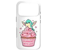 Humming With Love Cute Hummingbird Valentine Bird Tee Case for iPhone 17 Pro