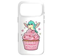 Humming With Love Cute Hummingbird Valentine Bird Tee Case for iPhone 17 Pro Max