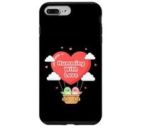 Humming With Love Cute Hummingbird Valentine Bird Tee Case for iPhone 7 Plus/8 Plus