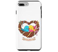 Humming With Love Cute Hummingbird Valentine's Day Bird Tee Case for iPhone 7 Plus/8 Plus