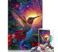 Hummingbird 1000 Piece Jigsaw Puzzle for Adults Teens,Decompressing Intellectual Educational Toy Perfect Decoration (50x75cm)