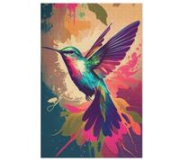 Hummingbird 1000 Piece Wooden Jigsaw Puzzle- Brain Teaser Game for Adults & Children Educational Activities Jigsaws Puzzles 78×53cm