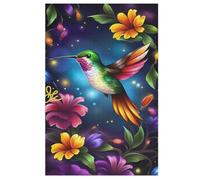 Hummingbird 1000 Piece Wooden Jigsaw Puzzle- Brain Teaser Game for Adults & Children Educational Activities Jigsaws Puzzles （78×53cm）
