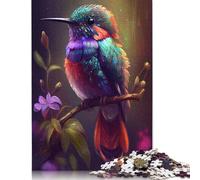 Hummingbird Animal Puzzles 500 Pieces Wooden Puzzles Puzzles for Adults for Adults& Teenagers Age 12 Years Up 500pcs (52x38cm)