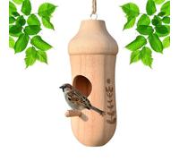 Hummingbird Bird House, Hummingbird Houses for Nesting, Hummingbird House Bird Nest | Wooden Bird Houses for Outdoor Use, Hummingbird Nesting House, Garden Decoration, Hummingbird Nest Swinging