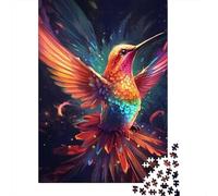Hummingbird Bird Puzzle Jigsaws 1000 Pieces for Adults & Teenager Age 12 Years Up Christmas Eve Gifts 1000pcs (38x26cm)