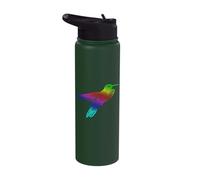 Hummingbird Bird Watcher Flower Wildlife Nature Nectar Stainless Steel Insulated Water Bottle