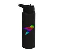 Hummingbird Bird Watcher Flower Wildlife Nature Nectar Stainless Steel Insulated Water Bottle