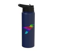 Hummingbird Bird Watcher Flower Wildlife Nature Nectar Stainless Steel Insulated Water Bottle