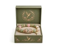 Hummingbird Blessing Bracelet: This inspirational beaded bracelet, featuring a little bird symbolizing strength, hope, and joy, is a beautiful jewelry gift for women and mothers this spring.