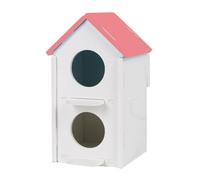 Hummingbird Cage Perch Stand Nest Cage Wood Nest Box Bird House Nesting 2 Tiers House Birdhouse For Kids Birdhouses For Outdoors Bulk Small Large