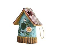 Hummingbird Cage Shelter Stand Bird Nest Cage Outdoor Nest Box Bird House Painted For Outdoor Hummingbird Hideouts