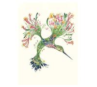 Hummingbird Card Daniel Mackie Designs 7 x 5 inches wrapped in cello with envelope