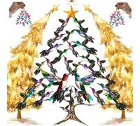 Hummingbird Christmas Tree Ornaments, Colorful Stack Hummingbird Home Decor, Winter Hummingbird Stacking Tree Ornamen, Ideal Festival Gift For Christmas, Thanksgiving, Birthdays (D 1pcs)