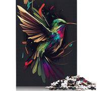 Hummingbird Colorful Puzzles for Adults 500 Piece Puzzle Adult Jigsaw Puzzle Game Toys for Adults 500pcs (52x38cm)