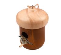 Hummingbird Cottage for Nesting Natural Wood with Rope for Hanging Hummingbird Artificial Nests for Garden, Tree, Patio, Balcony, Lawn, Courtyard, Courtyard, and Home