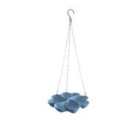 Hummingbird Feeding Bowl - Floral Petal Design Hanging Feeder with Tray Practical Bird Feeder | Garden Backyard Patio Balcony Home Outdoor Decorative Vog