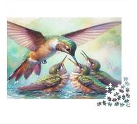 Hummingbird Feeding Chicks 1000pc Jigsaw Puzzle Ultra Difficult Party Puzzle Game Gift Box Included Eco-friendly 52x38cm/1000pcs