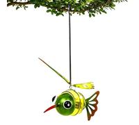 Hummingbird Garden Hangable Animal Sculpture Decor Solar Sculpture Light