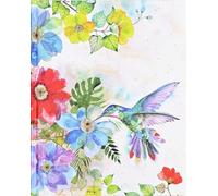 Hummingbird Garden Journal (Deluxe binding with gold gilded pages)