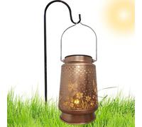 Hummingbird Garden Lights - Decorative Solar Lamps, Metal LED Fixtures | Hollow Out Yard Pathway With Soft Glow For Outdoor Ambience, Elegant Landscape Lighting Backyard Trail Walkway Plants And Night