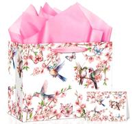 Hummingbird Gift Bag with Card & Wrapping Papers