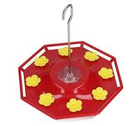 Hummingbird Hanging Feeder, Safe Humming Bird Feeders Windproof Garden Decor Hard 8 Flower Ports with Hook for Outdoor