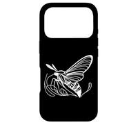 Hummingbird Hawk-Moth Line Art Nature Insect Design Case for iPhone 17 Pro
