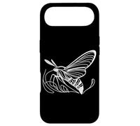 Hummingbird Hawk-Moth Line Art Nature Insect Design Case for iPhone Air