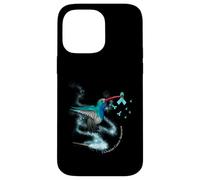 Hummingbird Holding Teal Ribbon Ovarian Cancer Awareness Case for iPhone 14 Pro Max