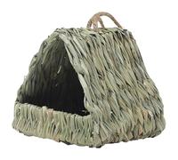 Hummingbird House - 14x14x14cm Handcrafted Nest Shelter, Breathable Grass Roosting Pocket, Adaptive Bird Nest Hut | for Chickadee Finch Canary Parrot Outdoor Garden Tree Yard Home Decoration